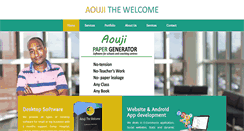 Desktop Screenshot of aouji.com