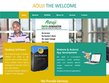 Tablet Screenshot of aouji.com
